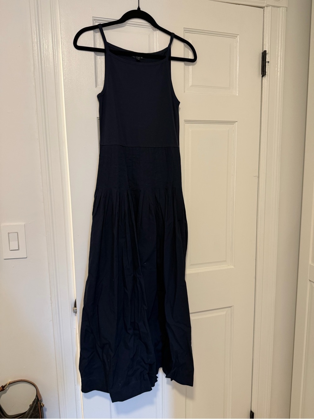J. Crew Navy Sleeveless Maxi Dress - Picture 3 of 3